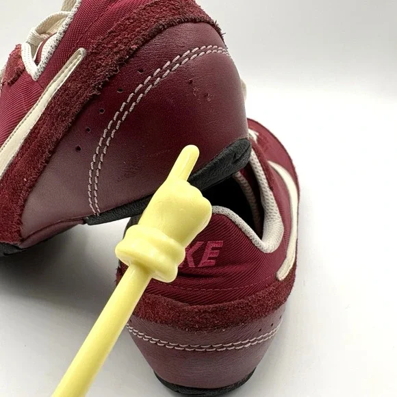 NIKE Sneakers Women's Size 6.5 Maroon Shoes Retro Athleisure Sporty - Picture 9 of 9